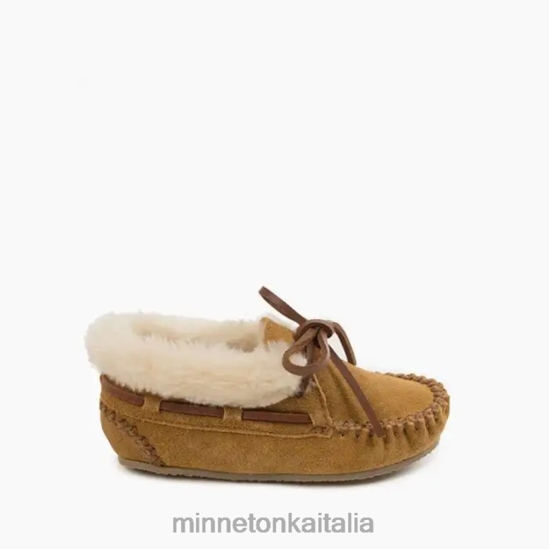 Minnetonka Carlo bambini cannella calzature R864L501
