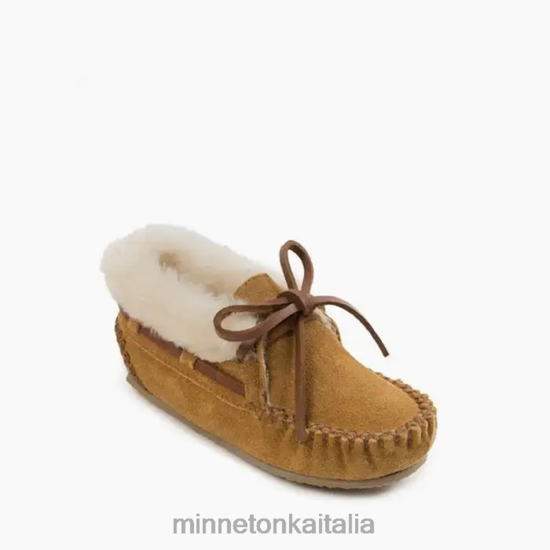 Minnetonka Carlo bambini cannella calzature R864L501