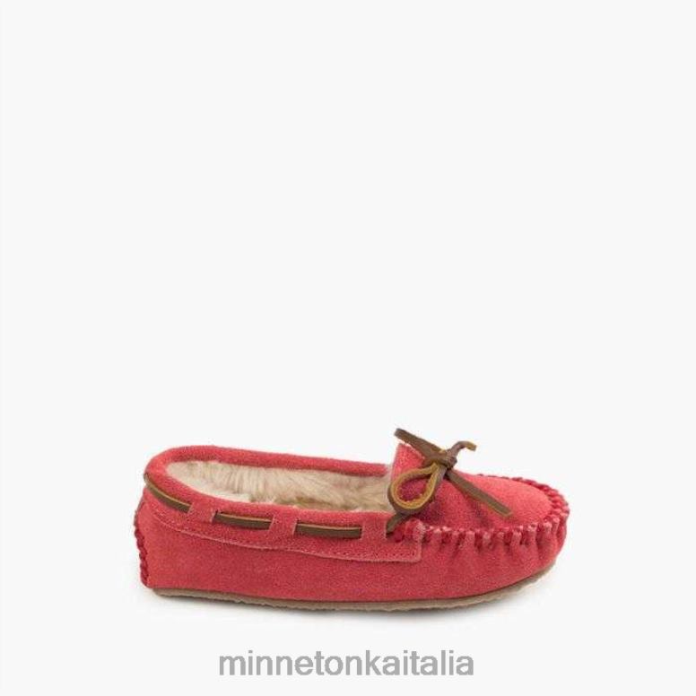 Minnetonka Cassie bambini rosa caldo calzature R864L495