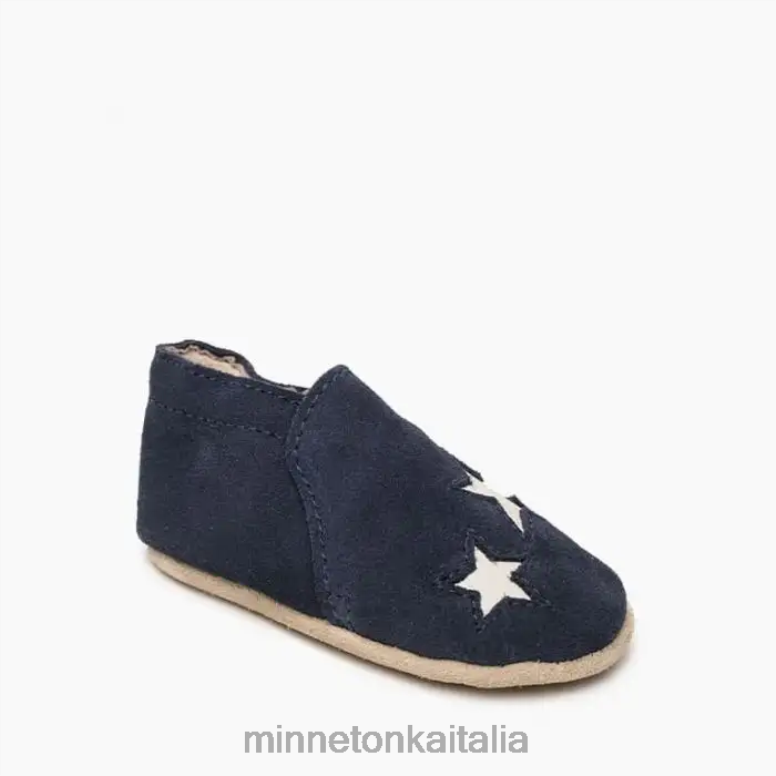 Minnetonka stivaletto da neonato con stella bambini Marina Militare calzature R864L475