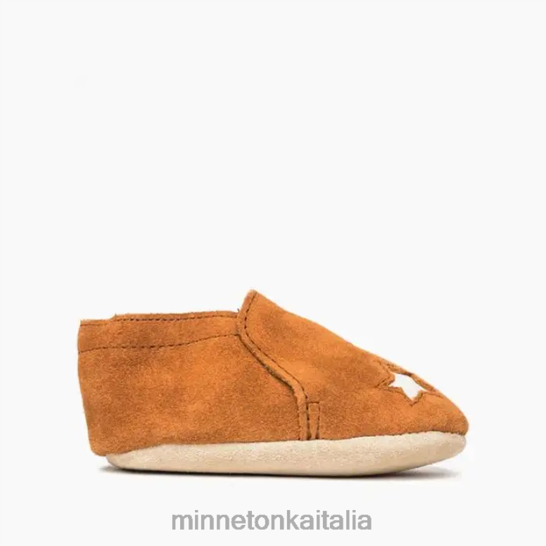Minnetonka stivaletto da neonato con stella bambini marrone calzature R864L473