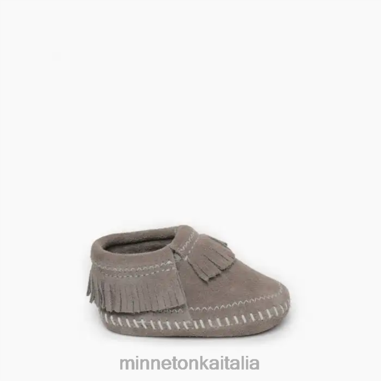 Minnetonka stivaletto riley bambini grigio calzature R864L478