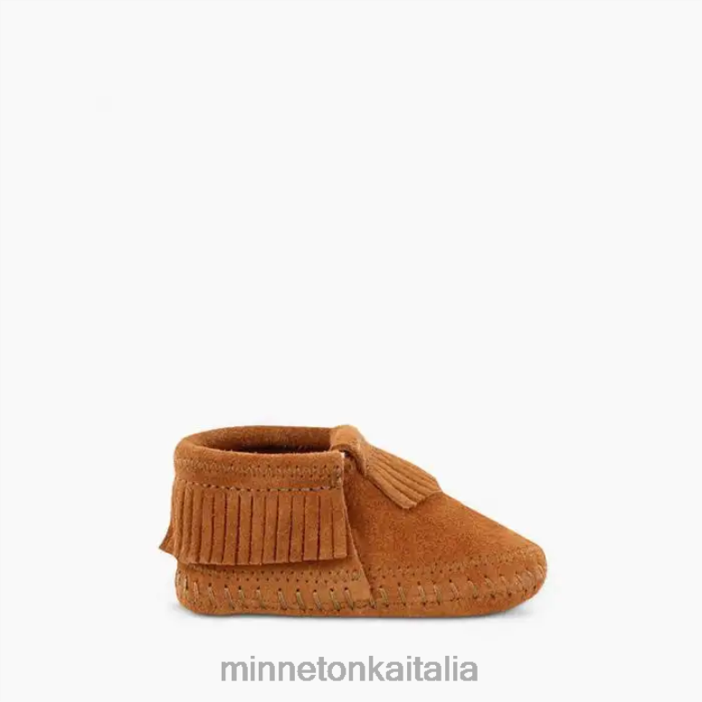 Minnetonka stivaletto riley bambini marrone calzature R864L477