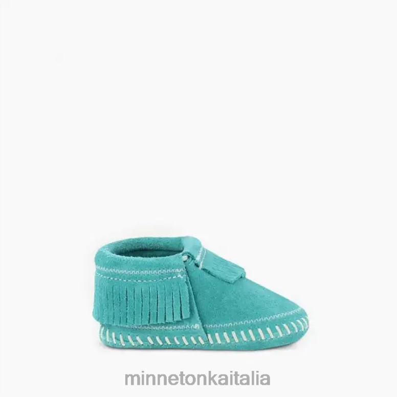 Minnetonka stivaletto riley bambini turchese calzature R864L482