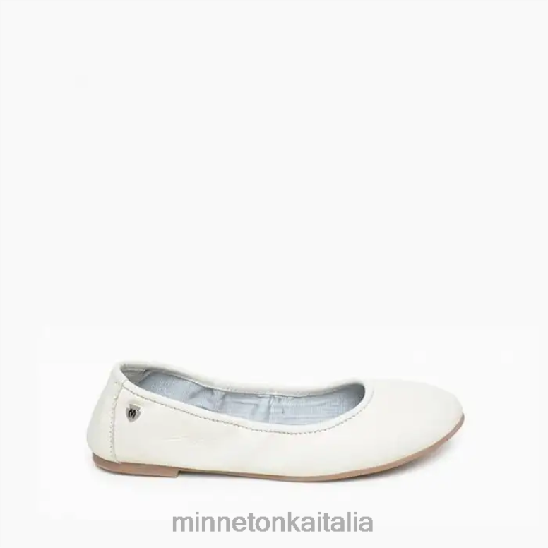 Minnetonka Anna donne bianco calzature R864L112