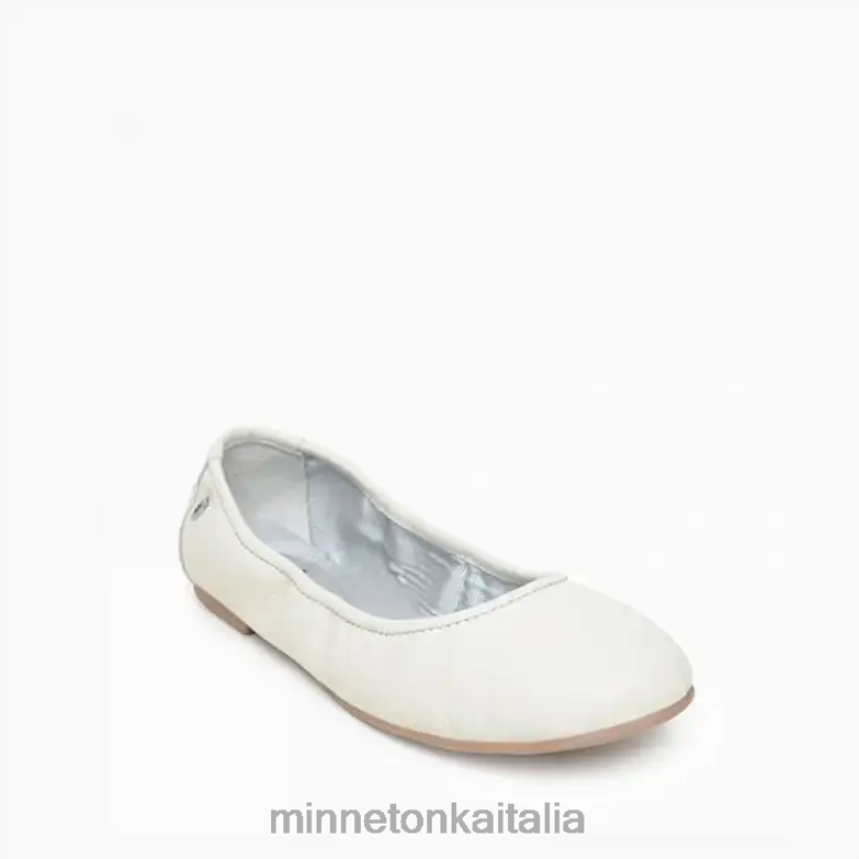 Minnetonka Anna donne bianco calzature R864L112