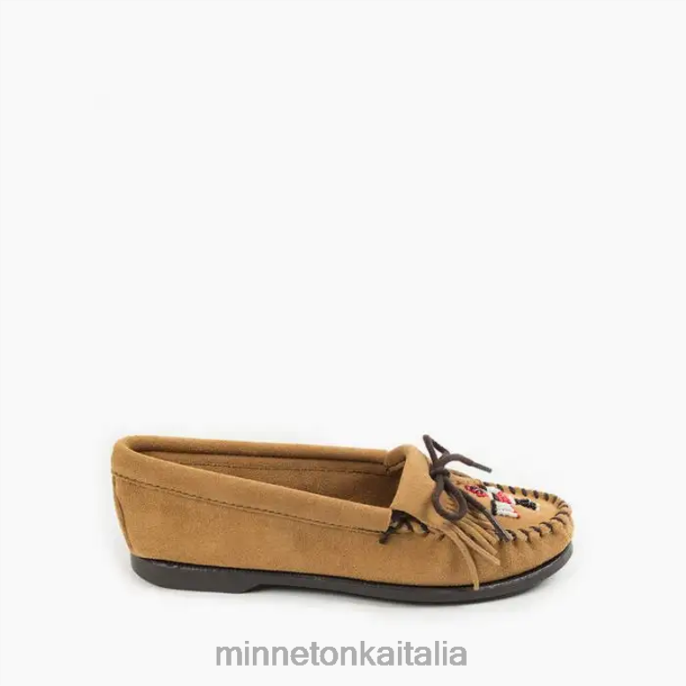 Minnetonka Moc. Barca Thunderbird donne abbronzatura calzature R864L102