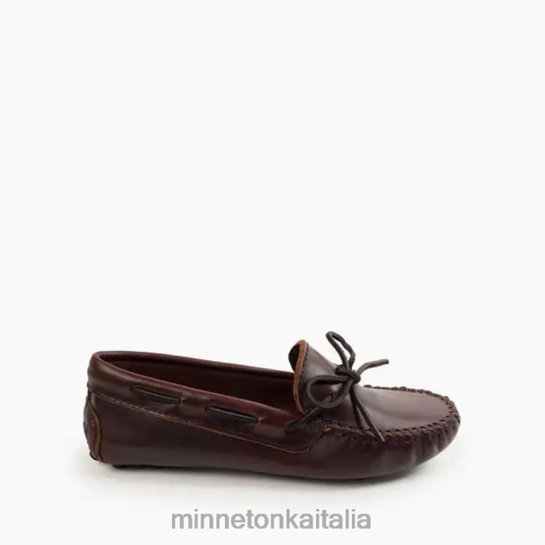 Minnetonka autista classico donne Marrone scuro calzature R864L130