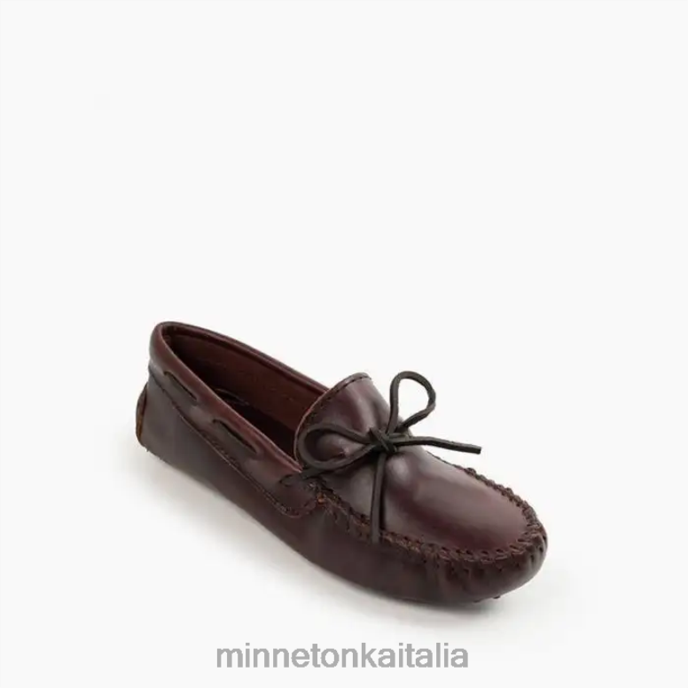 Minnetonka autista classico donne Marrone scuro calzature R864L130