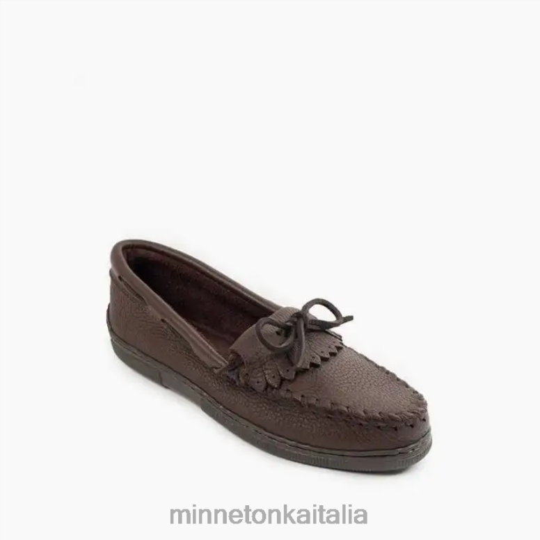 Minnetonka kilt di pelle d'alce donne cioccolato calzature R864L113