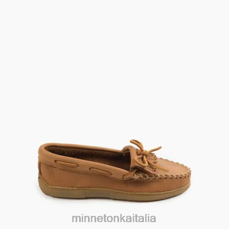 Minnetonka kilt di pelle d'alce donne naturale calzature R864L114