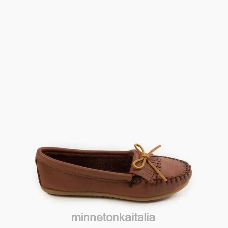 Minnetonka kilt di pelle di daino donne Carmelo calzature R864L95