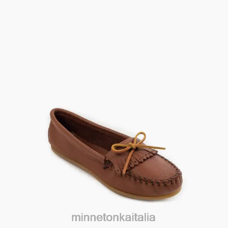 Minnetonka kilt di pelle di daino donne Carmelo calzature R864L95