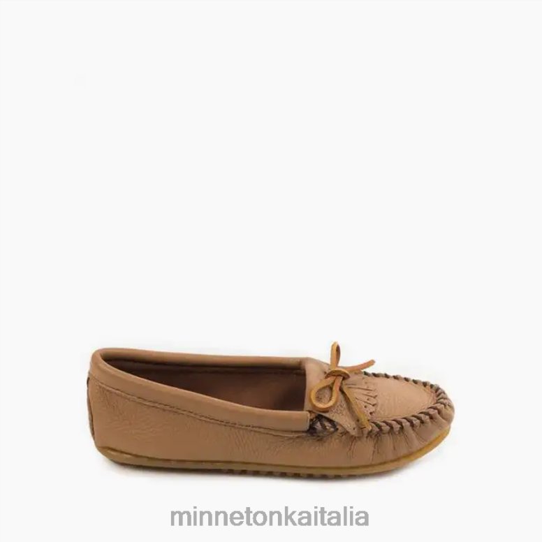 Minnetonka kilt di pelle di daino donne moka calzature R864L97