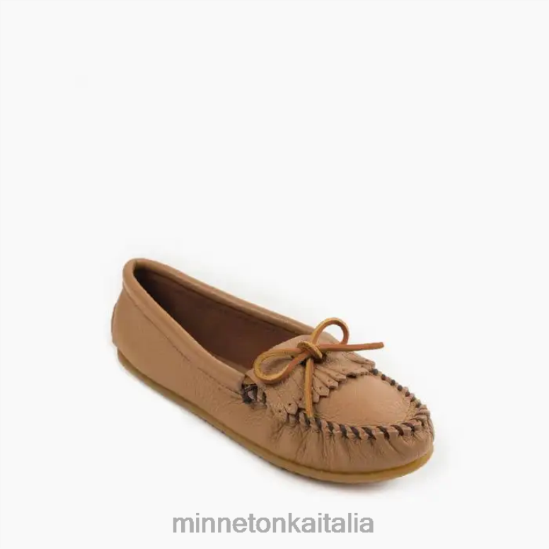 Minnetonka kilt di pelle di daino donne moka calzature R864L97