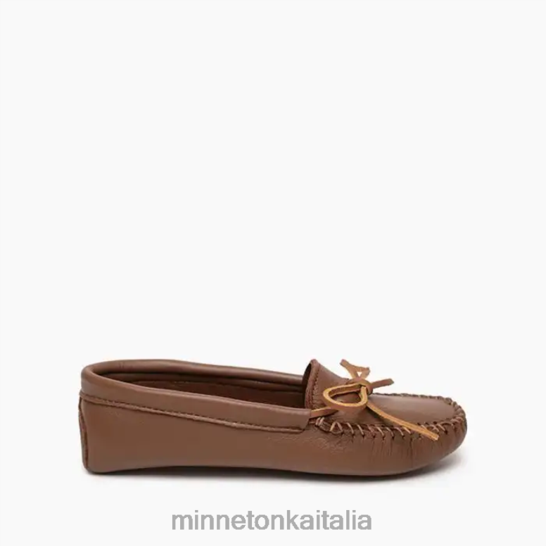 Minnetonka morbida suola in doppia pelle di cervo donne Carmelo calzature R864L65