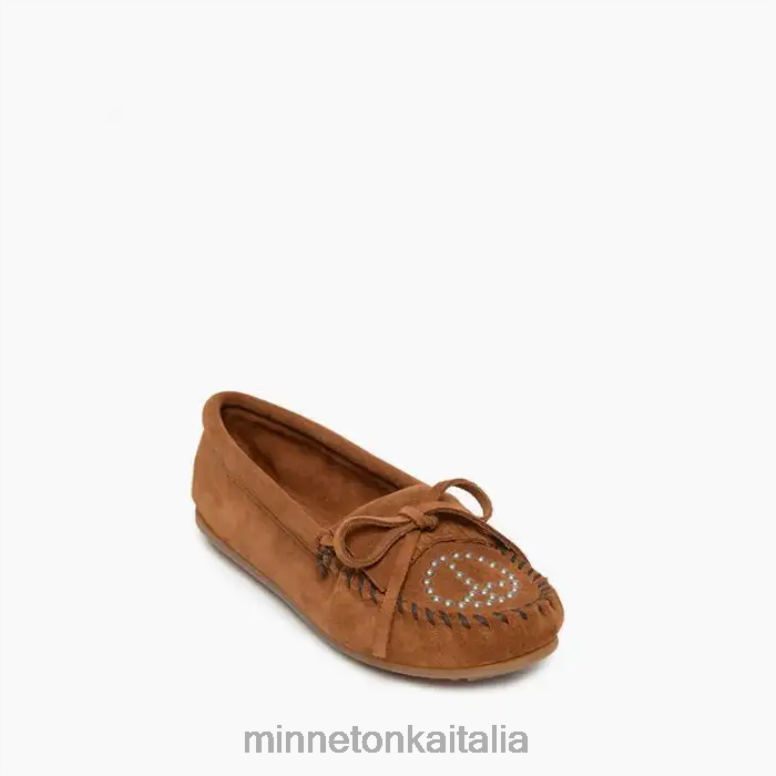 Minnetonka pace moc donne marrone calzature R864L124