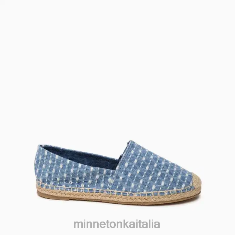 Minnetonka pam donne denim azzurro calzature R864L133