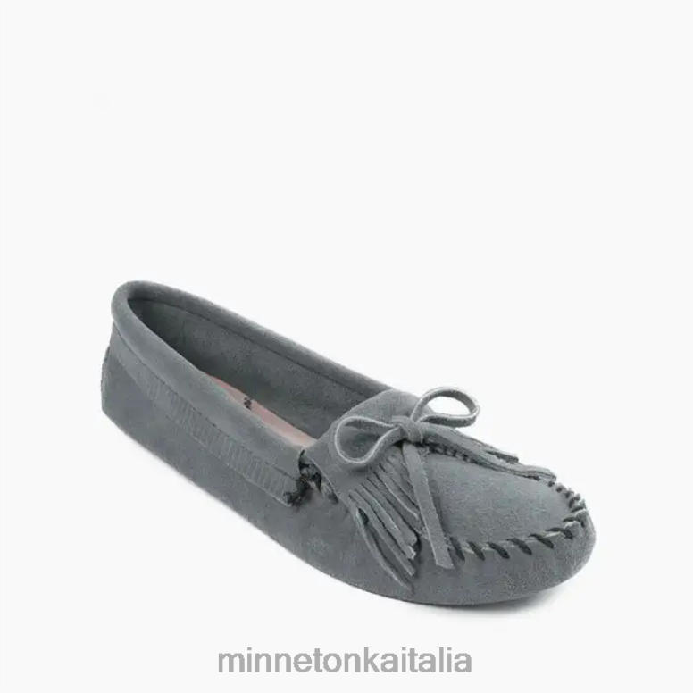 Minnetonka suola morbida Kilty donne tempesta blu calzature R864L92