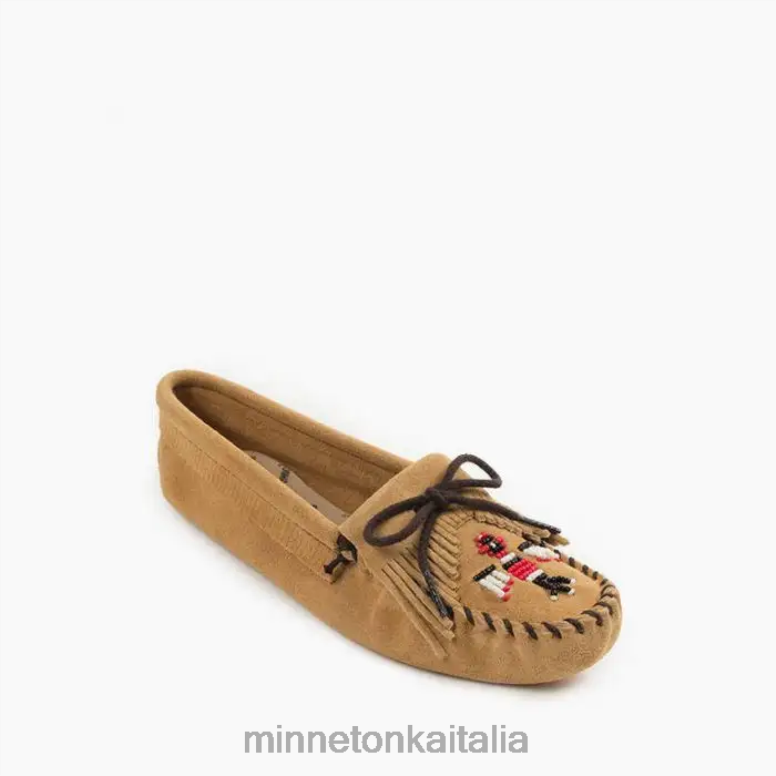 Minnetonka suola morbida Thunderbird donne abbronzatura calzature R864L118