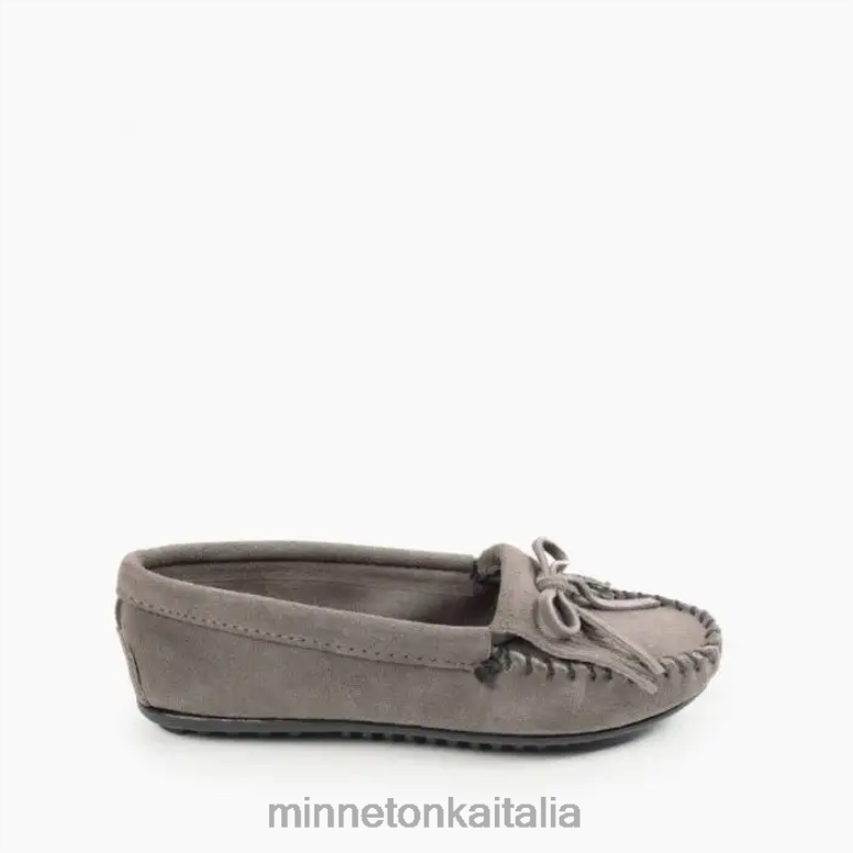 Minnetonka suola rigida Kilty donne grigio calzature R864L76