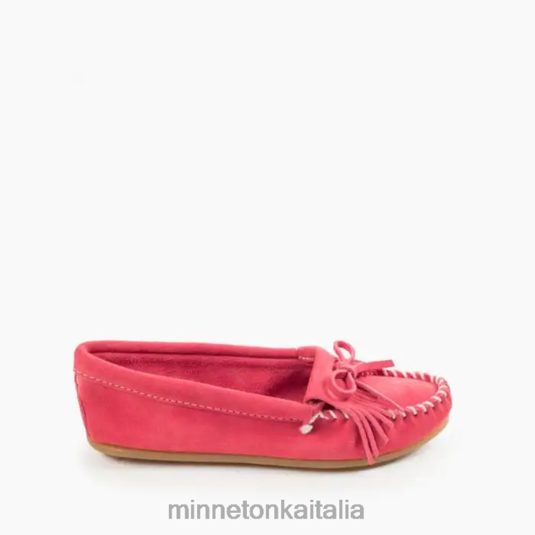Minnetonka suola rigida Kilty donne rosa calzature R864L79