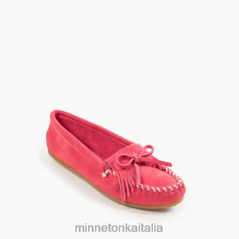 Minnetonka suola rigida Kilty donne rosa calzature R864L79