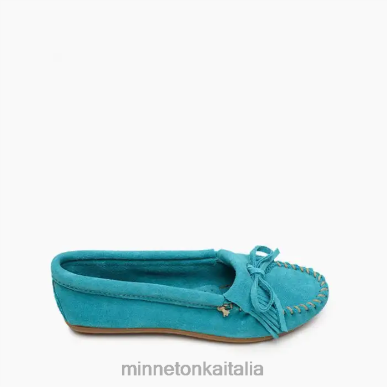 Minnetonka suola rigida Kilty donne turchese calzature R864L84