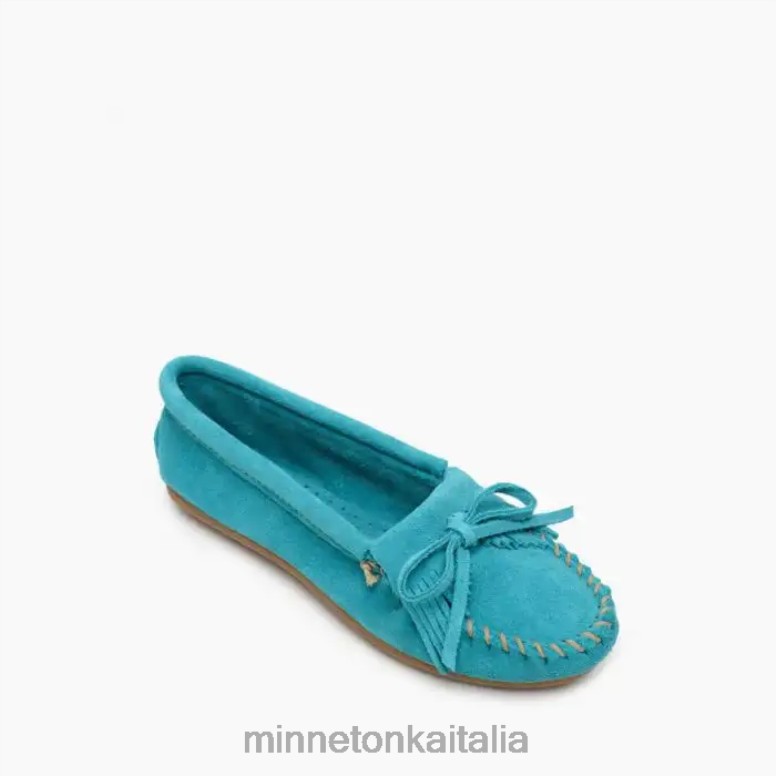 Minnetonka suola rigida Kilty donne turchese calzature R864L84