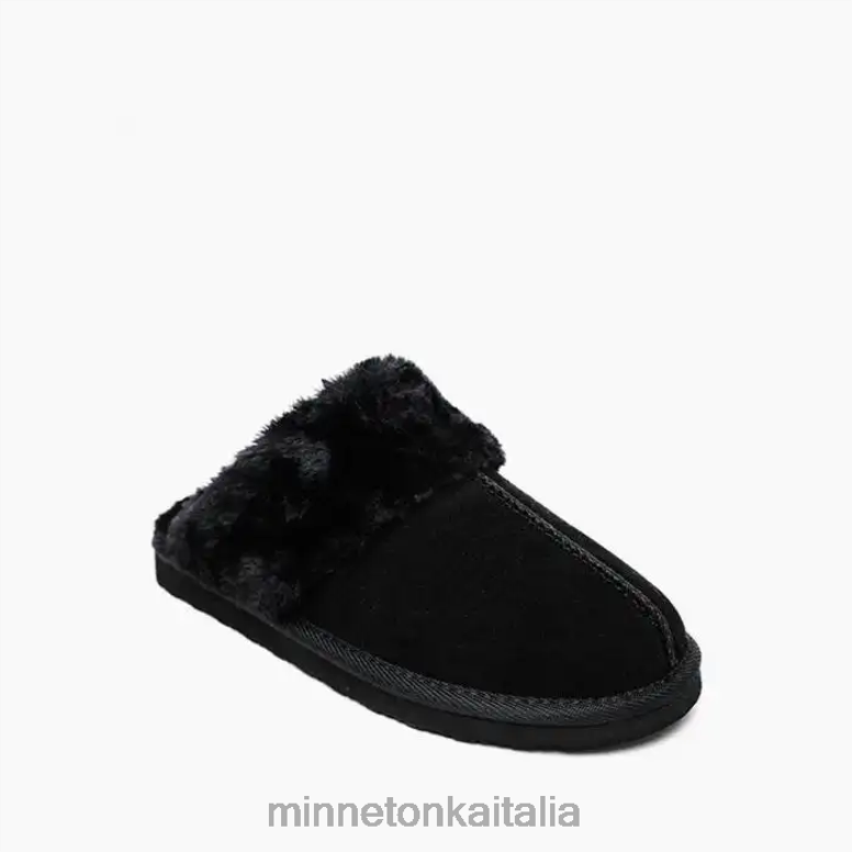 Minnetonka Chesney donne nero calzature R864L208