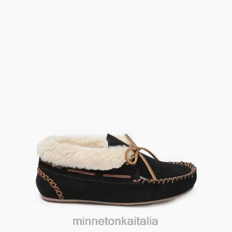 Minnetonka Chrissy donne nero calzature R864L229