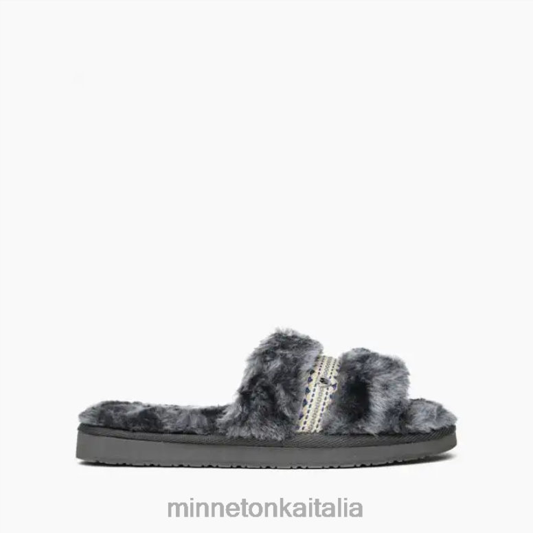 Minnetonka Londra donne carbone calzature R864L276