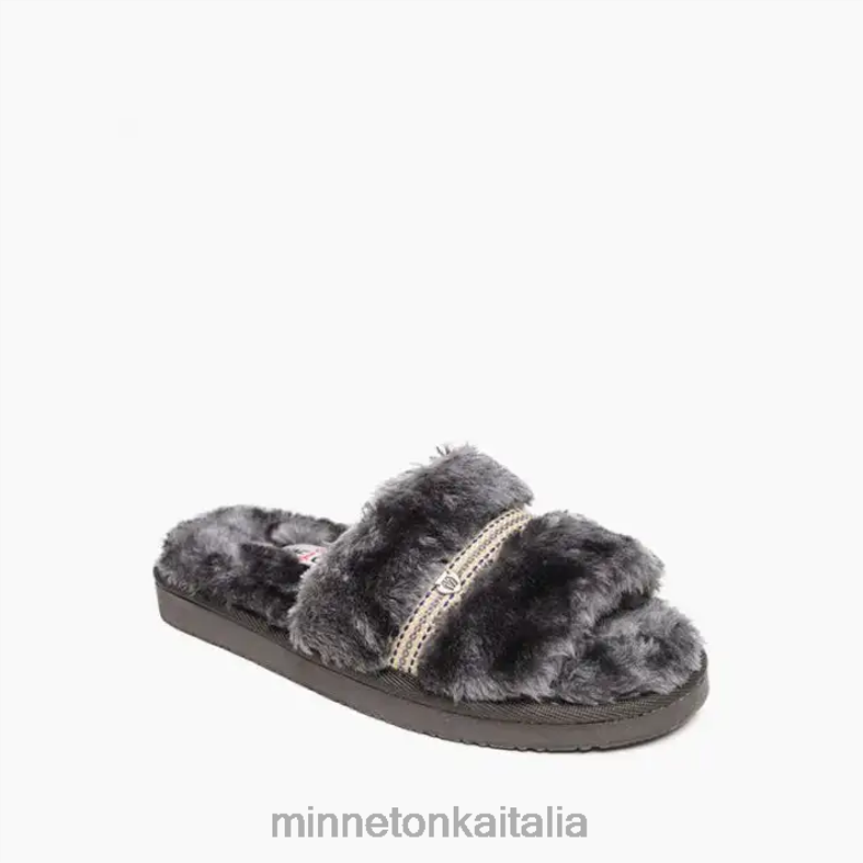 Minnetonka Londra donne carbone calzature R864L276