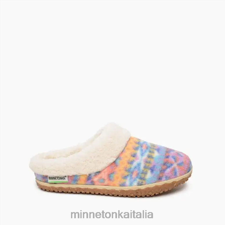 Minnetonka abete rosso ecologico donne tramonto arancione calzature R864L255