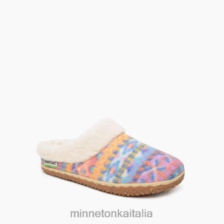 Minnetonka abete rosso ecologico donne tramonto arancione calzature R864L255