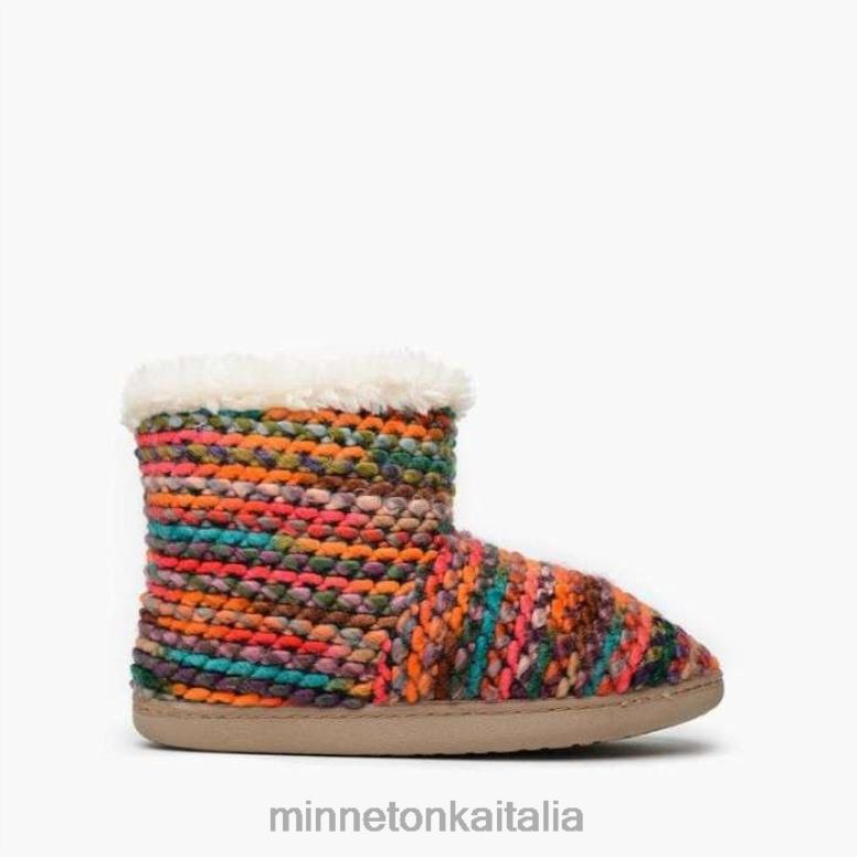 Minnetonka betty donne arancia calzature R864L245