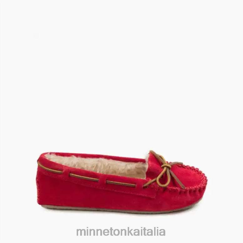 Minnetonka callmente donne rosso calzature R864L206