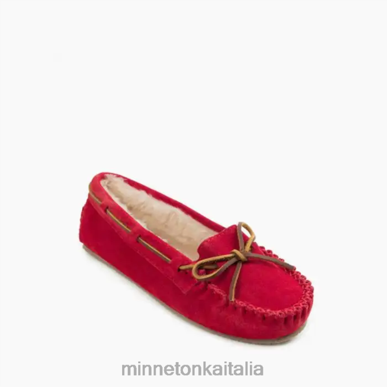 Minnetonka callmente donne rosso calzature R864L206