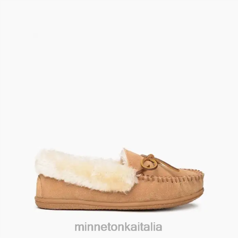 Minnetonka colletto da campo moc donne cannella calzature R864L269
