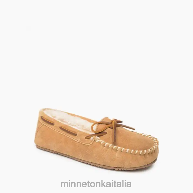 Minnetonka comodo mocassino donne cannella calzature R864L264
