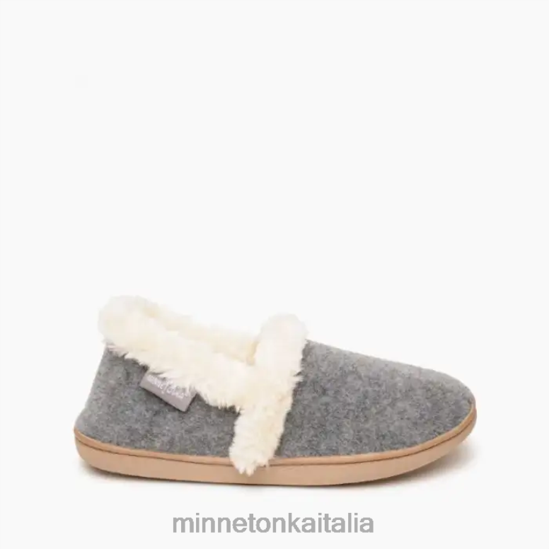 Minnetonka dina donne grigio calzature R864L250