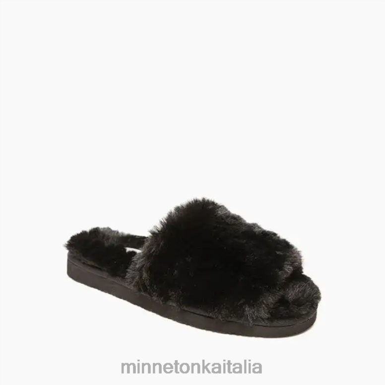 Minnetonka eileen donne nero calzature R864L271