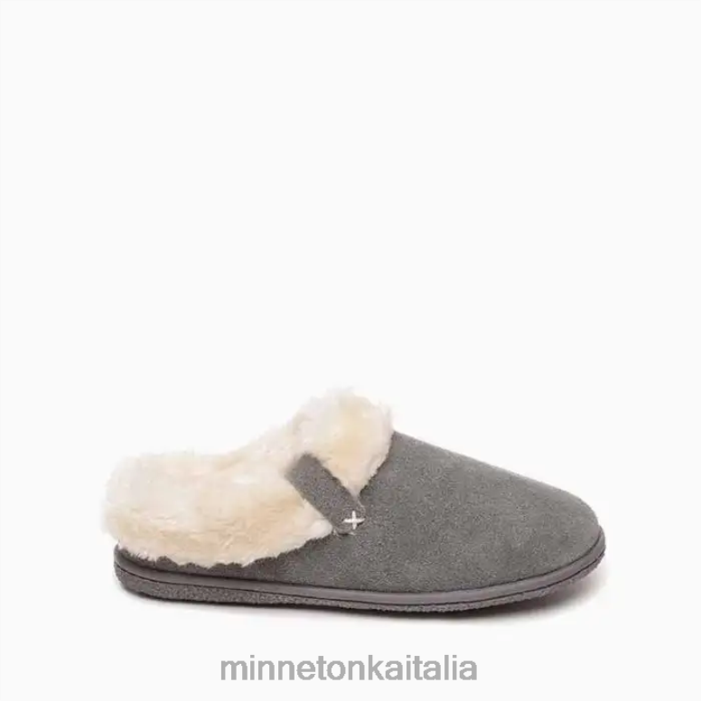 Minnetonka graffio sul colletto del campo donne grigio calzature R864L257