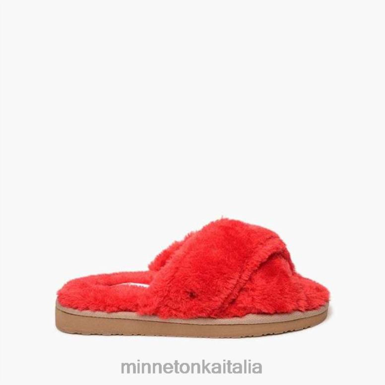 Minnetonka lilly donne rosso calzature R864L283