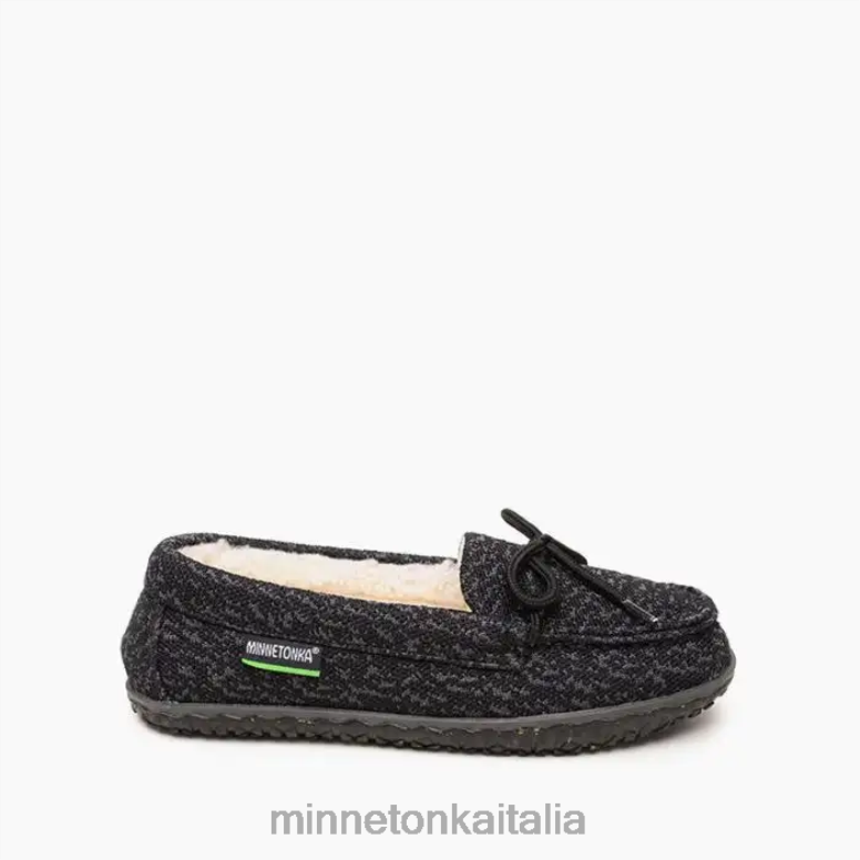 Minnetonka quercia ecologica donne nero calzature R864L265