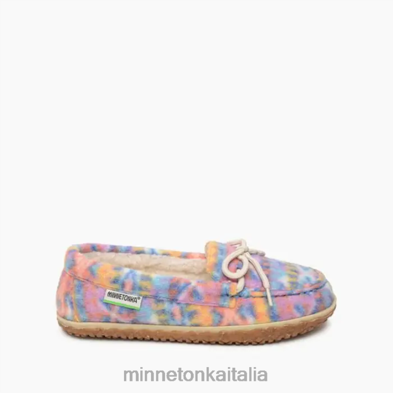 Minnetonka quercia ecologica donne tramonto arancione calzature R864L266