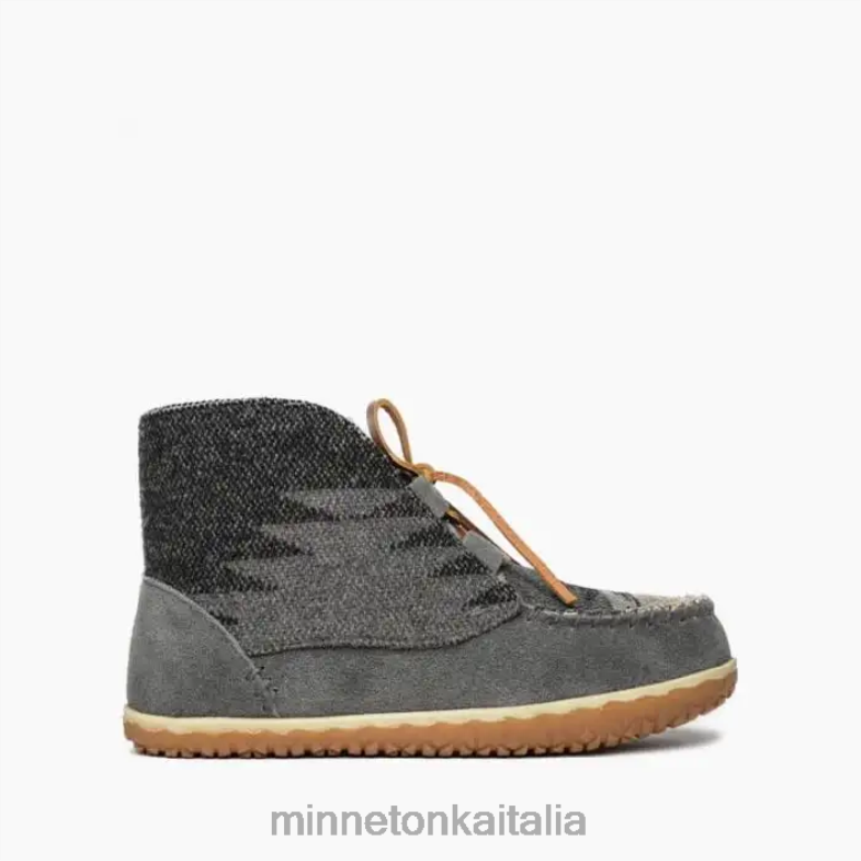 Minnetonka torre donne grigio calzature R864L16