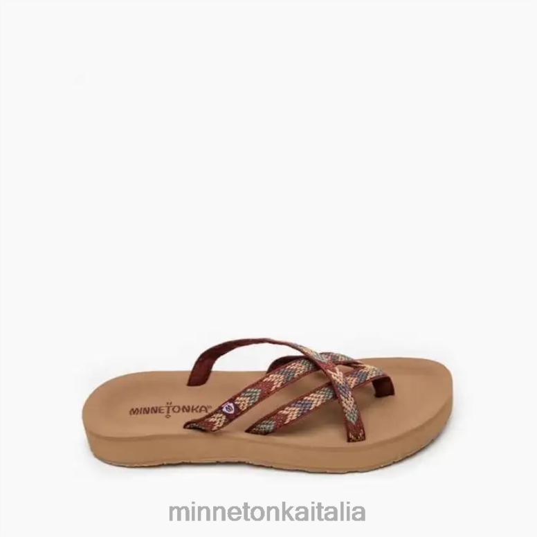 Minnetonka Hanna donne marrone calzature R864L180
