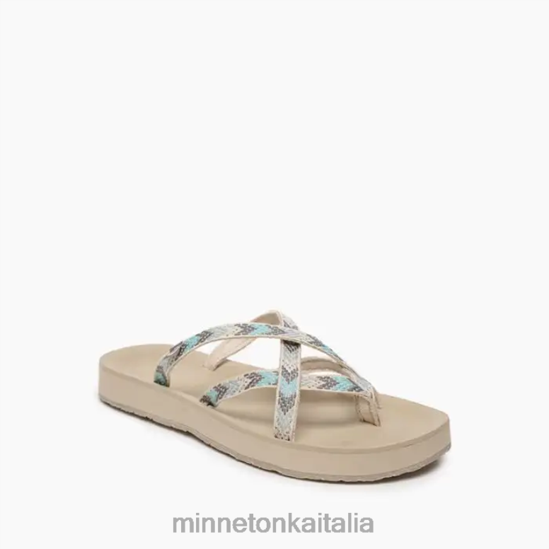 Minnetonka Hanna donne menta calzature R864L181