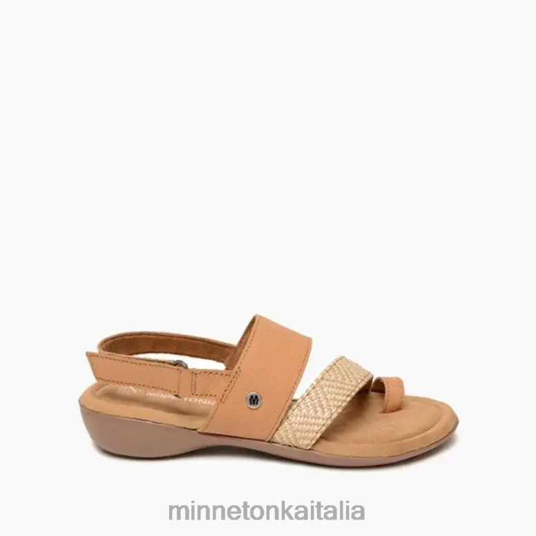 Minnetonka Salma donne Miele calzature R864L174